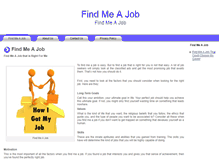Tablet Screenshot of findmeajob.org